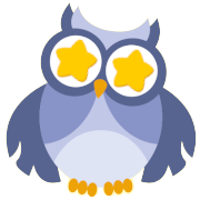 owl excited emoji emoticons feelings emotions sets